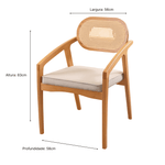 Carregar imagem no visualizador da galeria, Cadeira Maya em Madeira Maciça