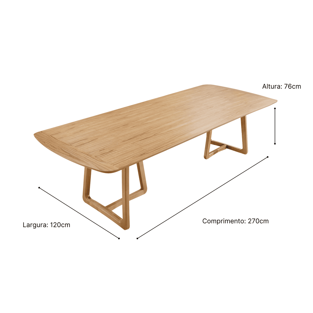 Mesa Aurora Tampo Laminado Retangular