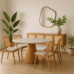 Carregar imagem no visualizador da galeria, Mesa Luna com Vidro