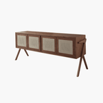 Carregar imagem no visualizador da galeria, Buffet Zara 3 ou 4 Portas Tela Rattan Natural
