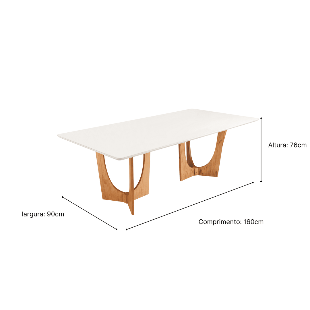 Mesa Trento Retangular